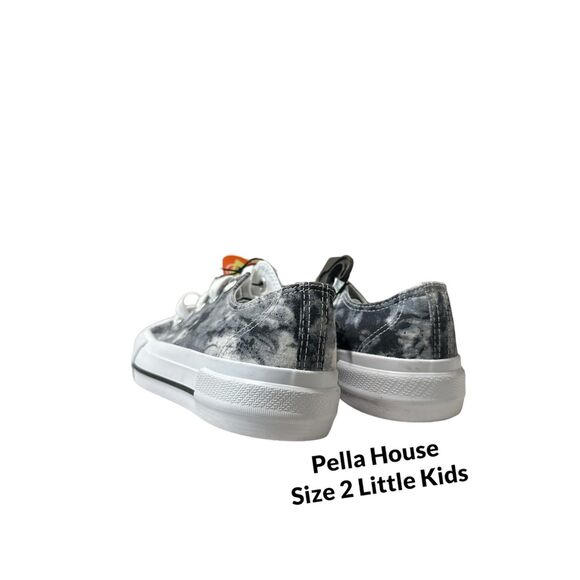 Wonder Nation Little and Big Girls Platform Canvas Sneaker NEW Size 2 - Picture 3 of 7